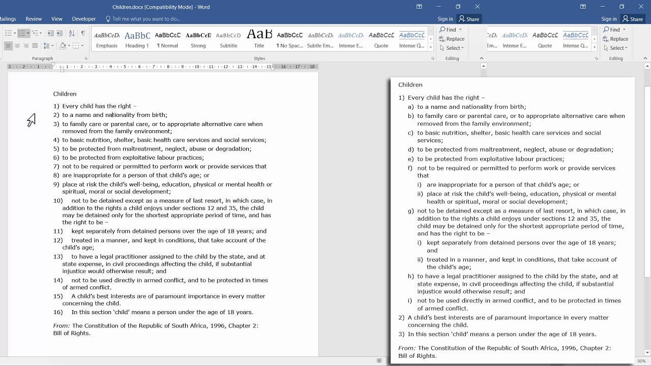 Applying A Multilevel List YouTube Applying A Multilevel List YouTube