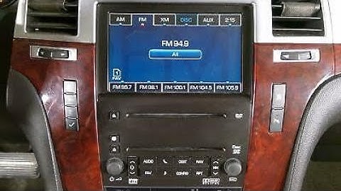 How to unlock Cadillac escalade supernav radio.