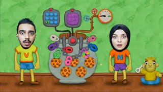 Hamur Adamlar Kurabi̇ye Kavanozunu Açamadi 12 Locks Vlad Ve Niki