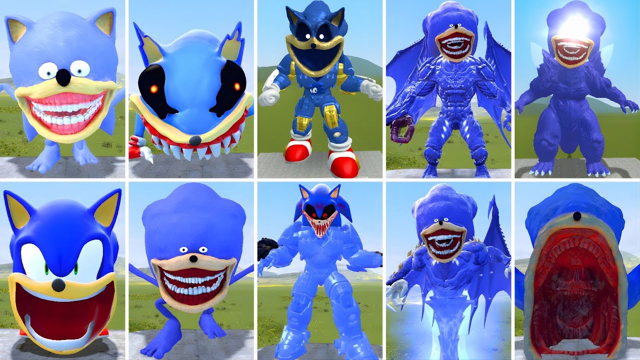 EVOLUTION OF NEW ALL NEW SONIC TAPES FAMILY  WHO WIN in Garry's Mod!