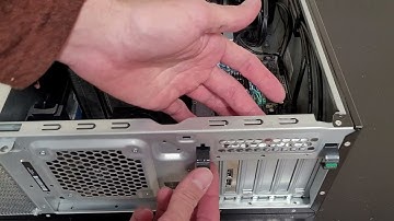 How to release the PCI slot locking bar retention mechanism for HP Z440 workstation