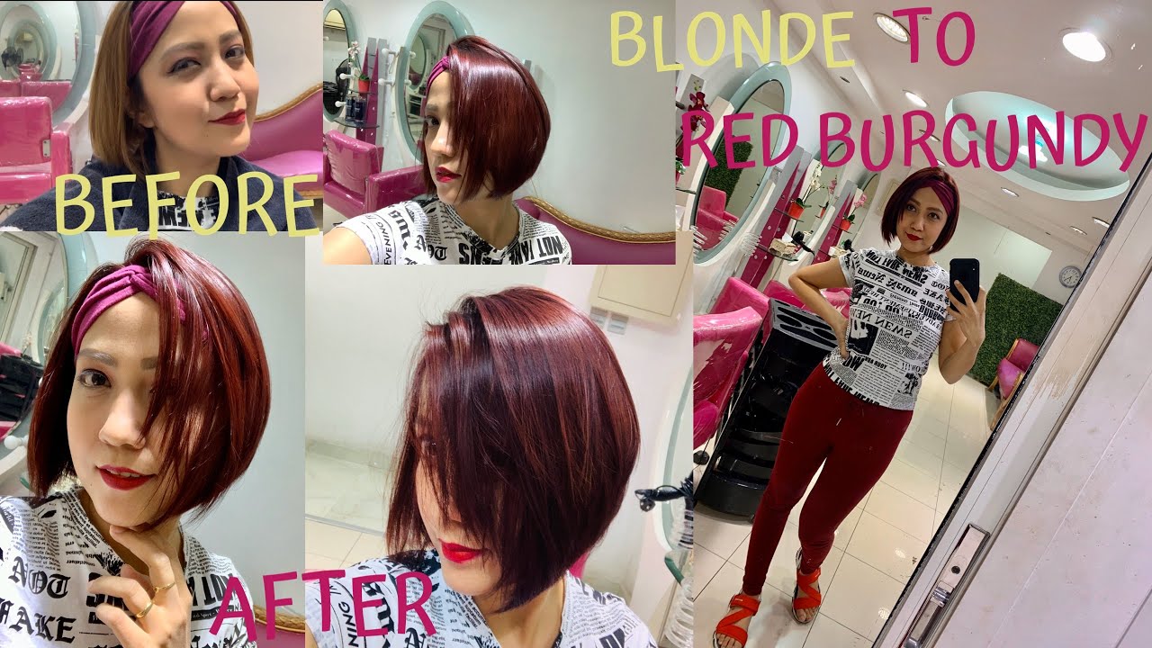 2. How to Achieve Burgundy and Blonde Hair - wide 5