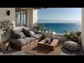 Chill Coffee Shop Jazz ~ Relaxing Cafe Music & Ocean View Ambiance for Study Focus