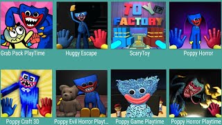 Grab Pack Playtime,Huggy Escape,Scary Toy,Poppy Horror,Poppy Craft 3D,Poppy Evil Playtime,Poppy Game screenshot 1