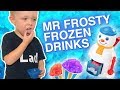 Making Mr Frosty frozen ice drinks ☃️🍧
