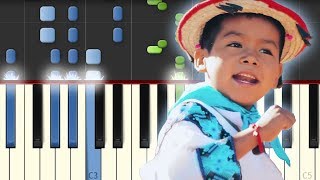 Video thumbnail of "Movimiento Naranja / REMIX / Piano Tutorial / Notas Musicales"