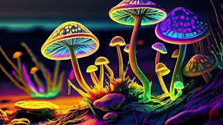 Psytrance Mix 2023 - Psilocybin Trance Music / Magic Mushrooms (AI Graphic Visuals)