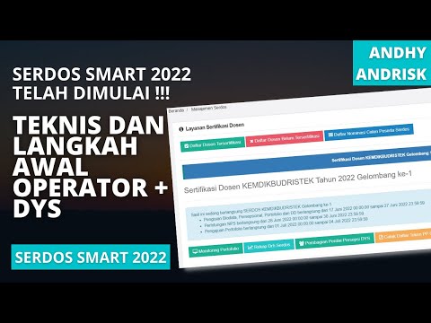 TEKNIS SERDOS SMART | LANGKAH AWAL KERJASAMA OPERATOR DAN DYS