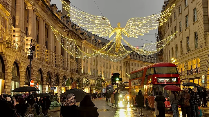 London Christmas Lights 2025 | London Virtual Walking Tour | Marylebone to Carnaby Street [4K HDR]