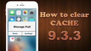 How to CLEAR CACHE (temporary files) for apps Cydia iOS 9.3.3