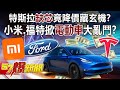 特斯拉「缺芯」竟降價藏玄機？ 小米福特掀電動車大亂鬥！？-黃創夏 汪潔民 徐俊相《57爆新聞》精選篇 網路獨播版-1900-1