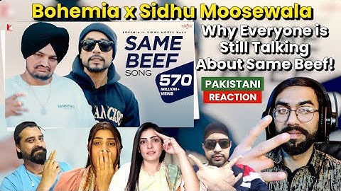 Reaction on | Same Beef Song | BOHEMIA | Ft. Sidhu Moose Wala Punjabi Song #sidhumoosewala #bohemia