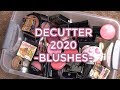 Massive DECLUTTER of Powder Blushes!