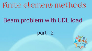 beam problem with UDL part   2