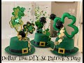 St Patrick's Day 2022  Dollar Tree Table Decorations DIY (or wear as a hat)
