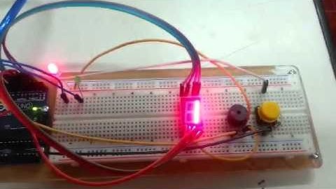 สัญญาณไฟ คนข้ามถนน Arduino 7segment