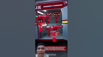 Chữa cháy bằng máy bay không người lái #machine