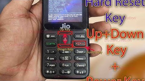 JIO PHONE ( F10Q ) hard reset and remove phone lock 100% Jio f10q - Hard reset - lock removed