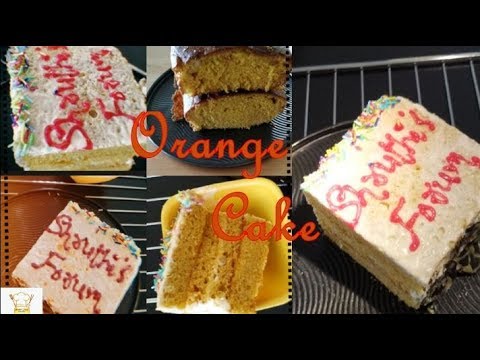 Eggless Whole Orange fruit cake with fresh orange syrup