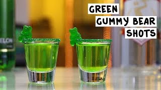 Green Gummy Bear Shots