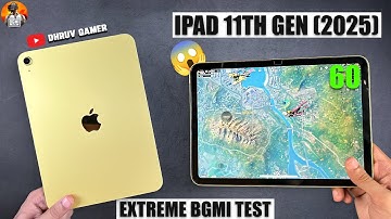 iPad 11th Gen BGMI Gaming 🔥 | Smooth or Frame Drops?