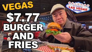 The $7.77 Burger & Fries DEAL at The Downtown Grand, Downtown Las Vegas