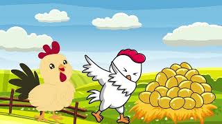 Storytelling in English - Kuku's Golden Egg | Listening English Story for kids | Learn English | Fun