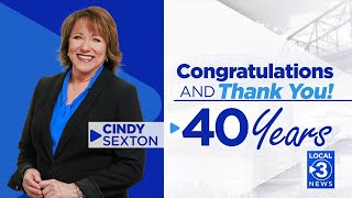 Local 3 celebrates 40 years of Cindy Sexton, Tennessee's longest-running TV news anchor