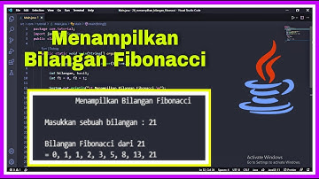 Menampilkan Bilangan Fibonacci | Java