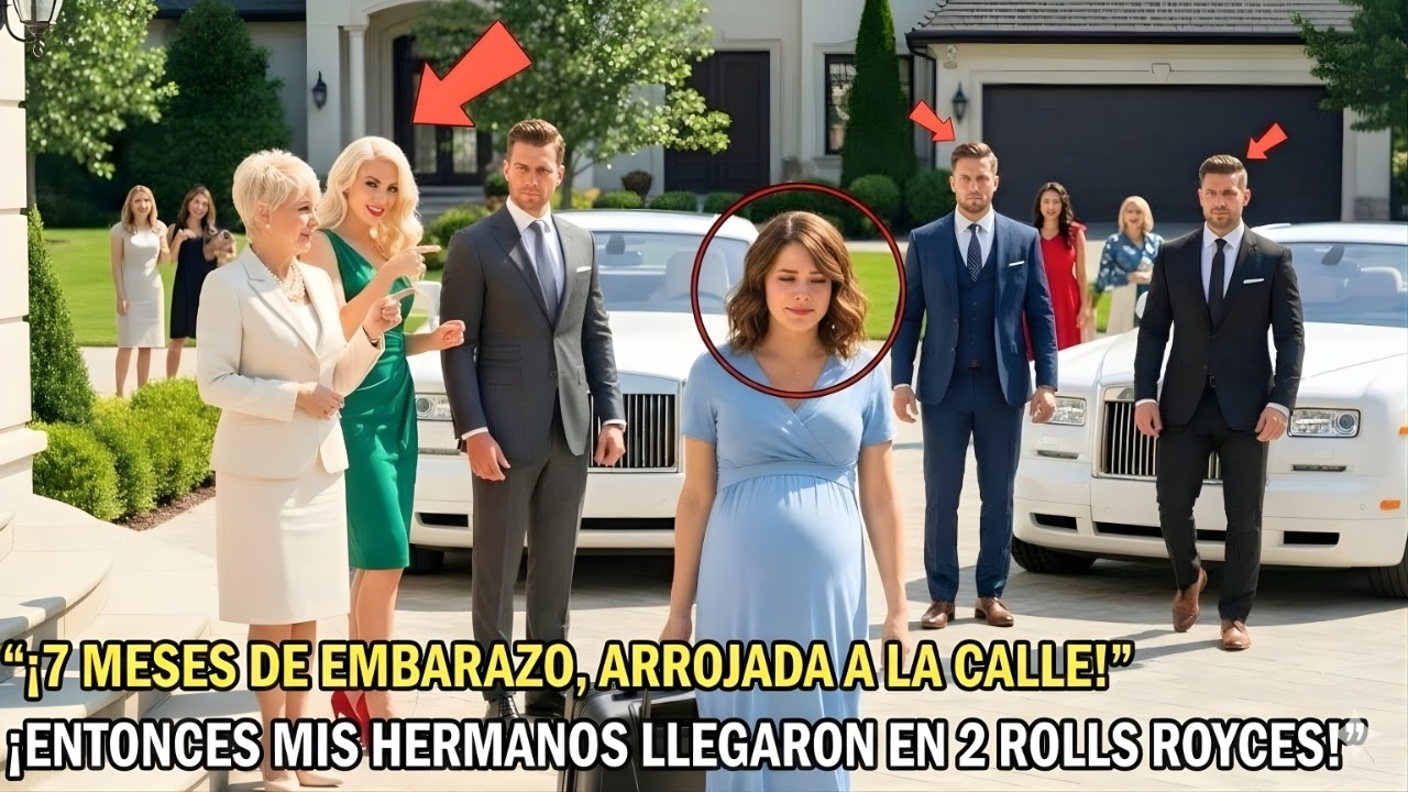LA ECHARON EMBARAZADA POR SU AMANTE, PERO SUS 2 HERMANOS BILLONARIOS LLEGARON