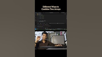 Different ways to combine two arrays #coding #codeshuru #javascript