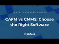 Exploring enterprise software for facility management cafm vs cmms  upkeep