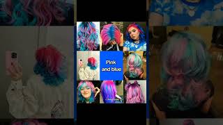 pink hair-dye😍💖✨️🎀 #youtubeshorts #aesthetic #pink #hairdye #haircolor#hairstyle #pinkhair #haircare