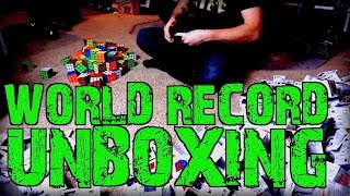 UNBOXING 500 SPEED CUBES!!! - WORLD RECORD