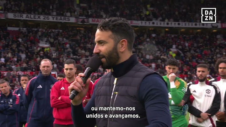 Ruben Amorim pede desculpas e agradece aos adeptos do Manchester United | DAZN