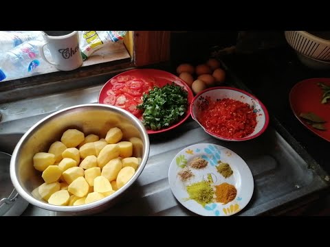 Egg potatoes daga kitchen din Abokiyar Hira.