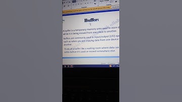 What is Buffer in Computer? | Simple Explanation for Beginners