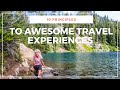 10 principles to create awesome travel experiences