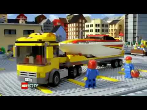 Lego City 2011 Power Boat Transporter Commercial