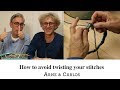 How to avoid twisting your stitches when you cast on - ARNE & CARLOS