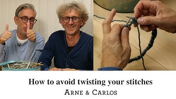 How to avoid twisting your stitches when you cast on - ARNE & CARLOS