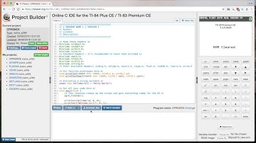 TI-Planet Project Builder - Testing 84+CE C coding in the emulator