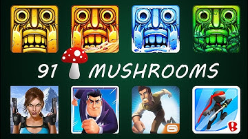 Temple Run 2 Vs Lara Croft Relic Run Vs Agent Dash Vs Danger Dash Vs NinJump DLX - Gameplay