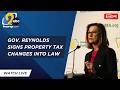 Gov. Reynolds signs property tax changes into law