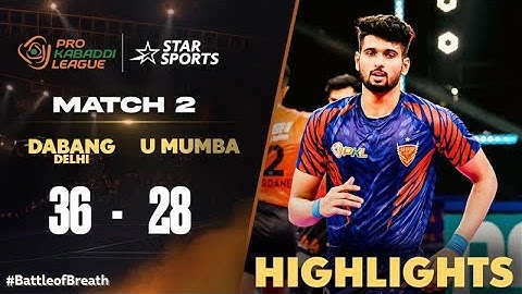 Ashu Malik leads Dabang Delhi K.C.'s charge | #ProKabaddiOnStar 2024 HIGHLIGHTS