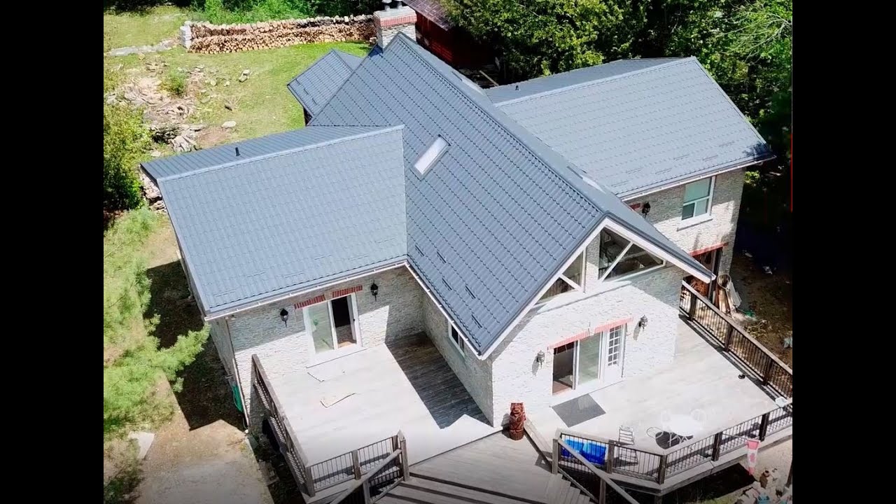Cottage Home - Grey Metal Roof