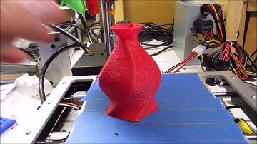 Small Vase printed with NinjaFlex Filament on a Printrbot Simple Metal 3D Printer