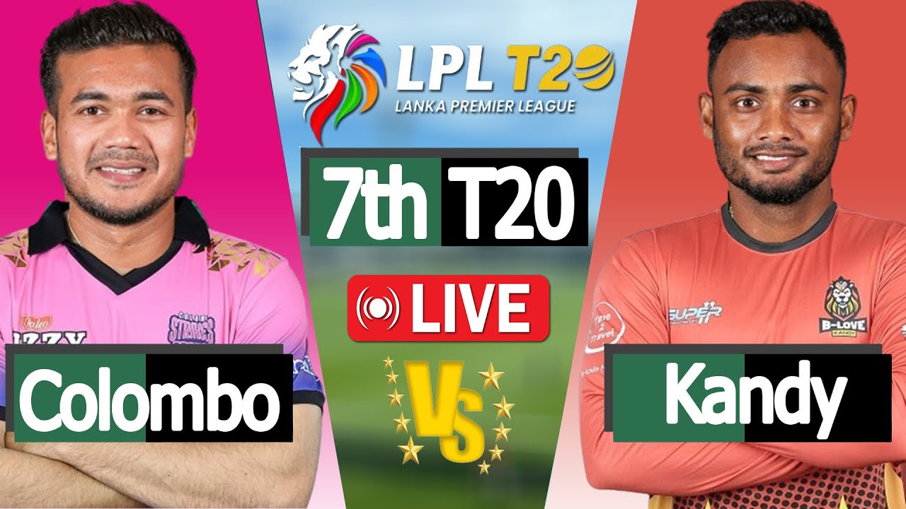 LPL LIVE Live cricket match today lpl sri lanka 2024 Colombo vs