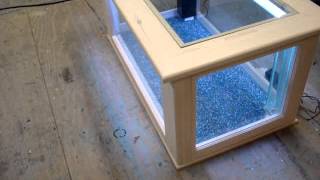 Binnen Matron Kan niet salontafel aquarium.MPG - YouTube