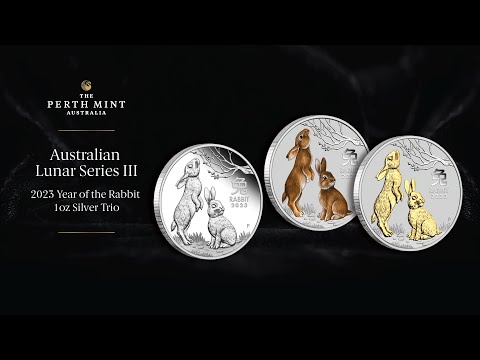 Perth Mint Unboxing Series | 2023 Year of the Rabbit 1oz Silver Trio